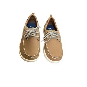 New Boys Two Ton Brown Sperry Boat Shoes Sz 1